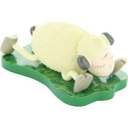 Schaf "Schlaffi", liegend auf Bauch - 3,5 cm