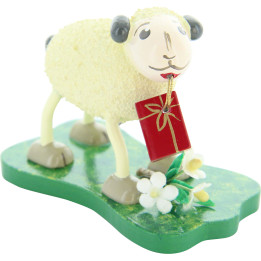 Schaf "Gratulanti", bringt Geschenke - 5,5 cm