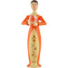 Tugendfigur Glaube mit Kristall - 17 cm