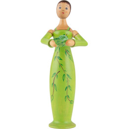 Tugendfigur Hoffnung mit Kristall - 17 cm