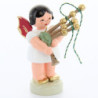 Angel with Bagpipe - Red Wings - Standing - 6 cm / 2.4 inch