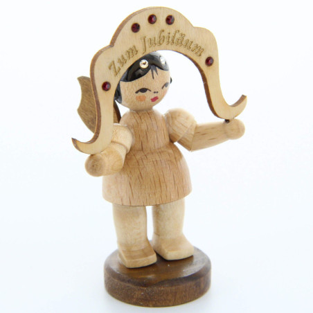 Angel "Zum Jubiläum" ("Happy Anniversary") - Swarovski Edition - Natural Colors - Standing - 7 cm / 2.8 inch
