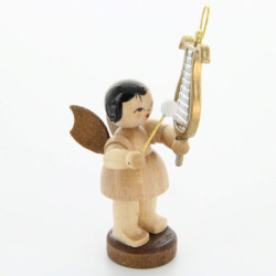 Angel with Chime - Natural Colors - Standing - 6 cm / 2.4 inch