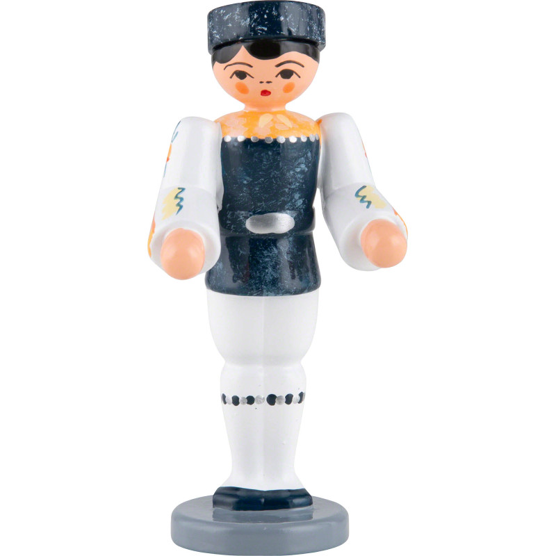 Aschenbrödel Prinz mit dunkelblauer Jacke - 7 cm