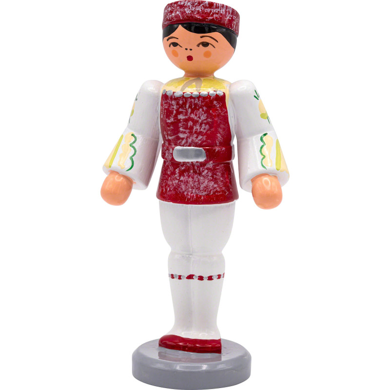 Prince with Dark Red Jacket - 7 cm / 2.8 inch