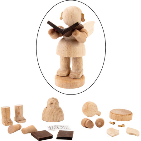 Bastelset Engel stehend mit Gesangsbuch - 6 cm