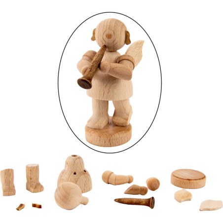 Handicraft Set - Angel with Clarinet - 6 cm / 2.4 inch