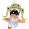 Tree Ornament - Angel "Friede auf Erden" - Swarovski Edition - Red Wings - Floating - 5,5 cm / 2.2 inch