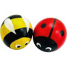 Magnetpins 2er-Set - Käfer und Biene - 3,2 cm