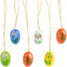Easter Egg Set with little Flowers - 2,2 cm / 0.9 inch