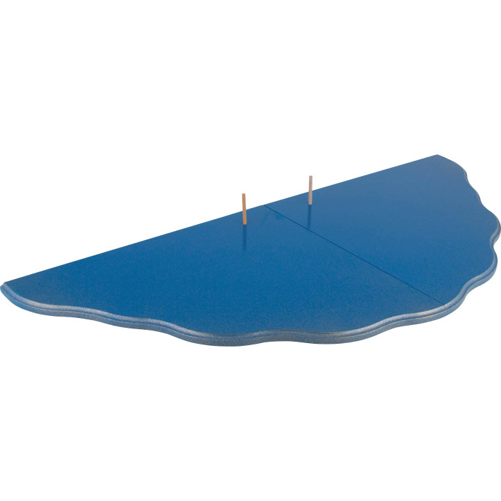 Wolkenstecksystem - Unterbauetage 6 - blau/gold - 82x36 cm
