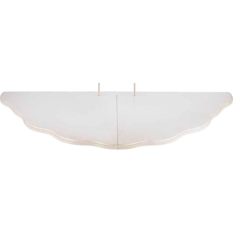 Wolkenstecksystem - Unterbauetage 6 - weiß/gold - 82x36 cm