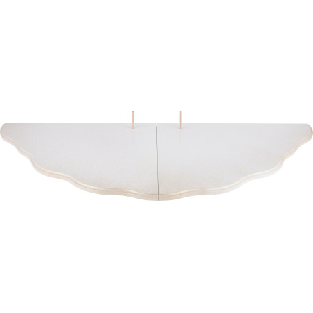 Wolkenstecksystem - Unterbauetage 6 - weiß/gold - 82x36 cm