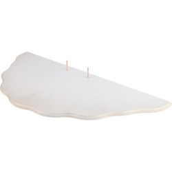 Cloud Landscape - Tier 6 - White/Gold - 82x36 cm / 32.3x14.1 inch