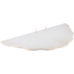 Wolkenstecksystem - Unterbauetage 6 - weiß/gold - 82x36 cm