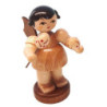 Engel mit Maracas - natur - stehend - 6 cm