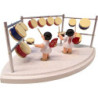 Two Angels with Drums - Red Wings - 8,5 cm / 3.3 inch