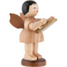Angel with Kalimba - Natural Colors - 9,5 cm / 3.7 inch