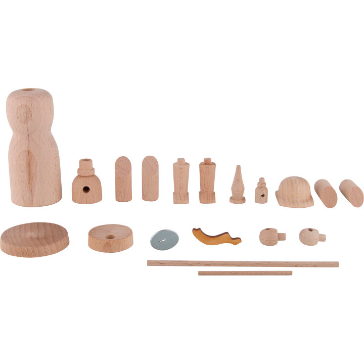 Bastelset Räuchermännchen Feuerwehrmann - 20 cm