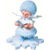 Schneeflöckchen mit Liederbuch - 5 cm