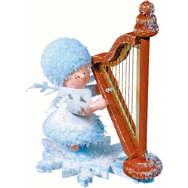 Snowflake with Harp - 5 cm / 2 inch