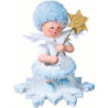 Snowflake with Star - 5 cm / 2 inch
