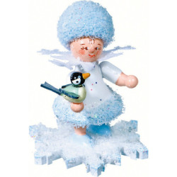 Schneeflöckchen mit Vögelchen - 5 cm