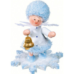 Schneeflöckchen mit Glöckchen - 5 cm