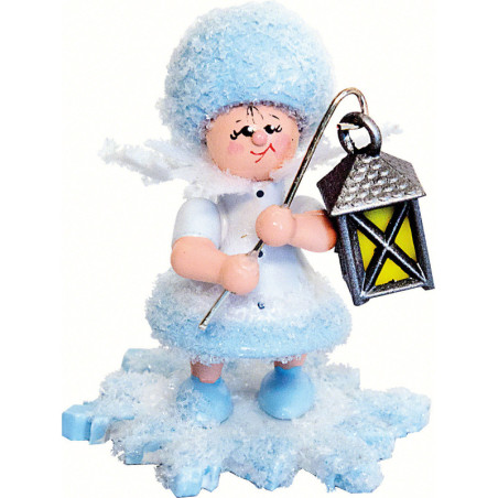 Snowflake with Lantern - 5 cm / 2 inch