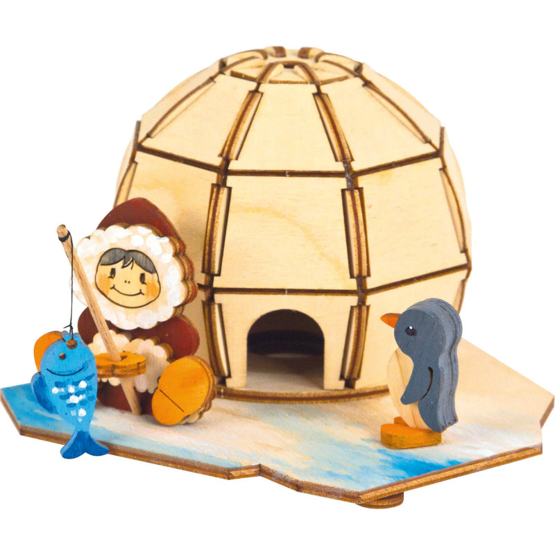 Handicraft Set - Smoking House Igloo - 9 cm / 3.5 inch