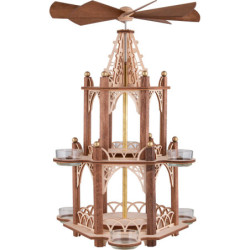 Handicraft Set - 2-Tier Pyramid - without Figurines - 41 cm / 16.1 inch
