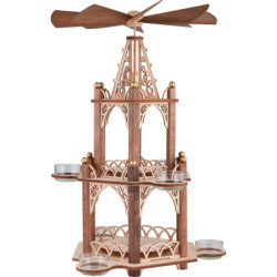 Handicraft Set - 2-Tier Pyramid - without Figurines - 41 cm / 16.1 inch