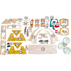 Handicraft Set - Tea Light Holder - Nativity - 13 cm / 5.1 inch