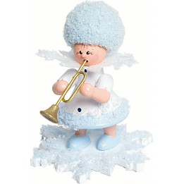 Schneeflöckchen mit Trompete - 5 cm