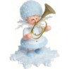 Schneeflöckchen mit Tenorhorn - 5 cm