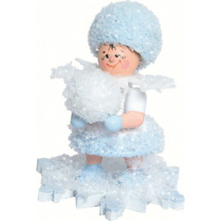 Schneeflöckchen mit Schneekugel - 5 cm