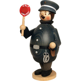 Räuchermännchen Polizist Max - 16 cm