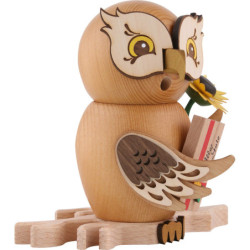 Räuchereule Gratulant - 15 cm