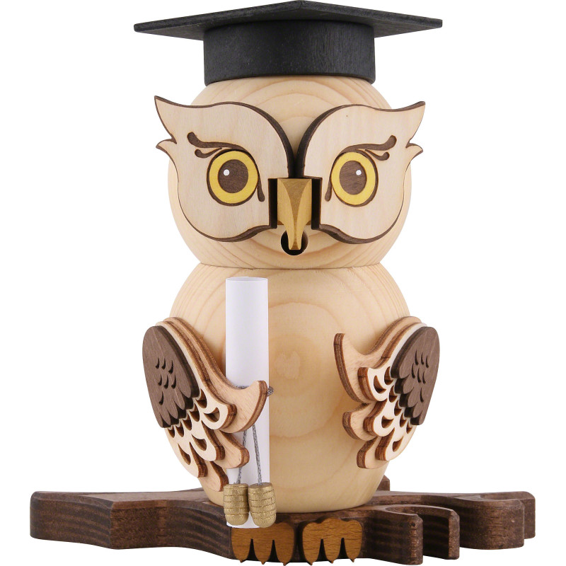 Räuchereule Bachelor - 15 cm