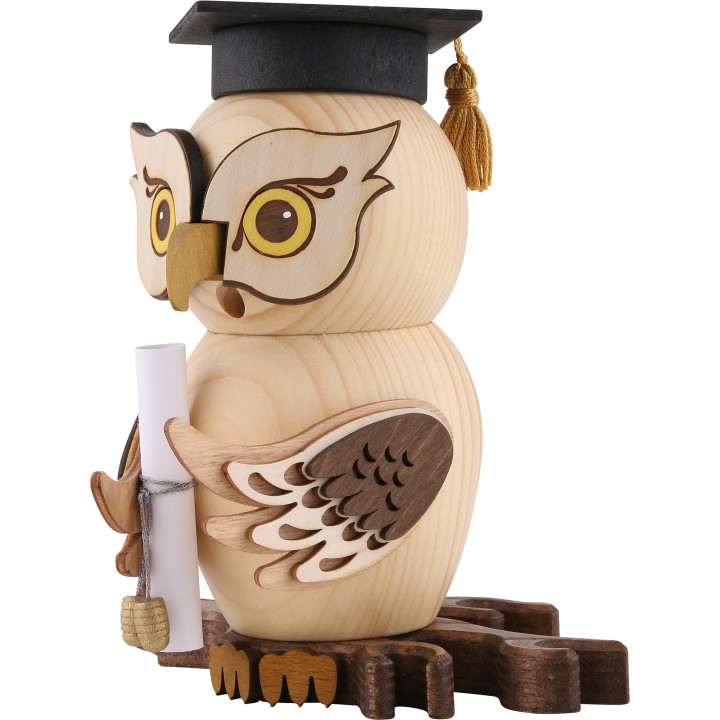 Räuchereule Bachelor - 15 cm