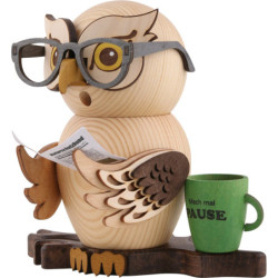 Smoker - Owl Four-Eyed Owl - 15 cm / 5.9 inch