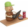 Smoker - Worm Computer-Worm Rudi - 14 cm / 5.5 inch