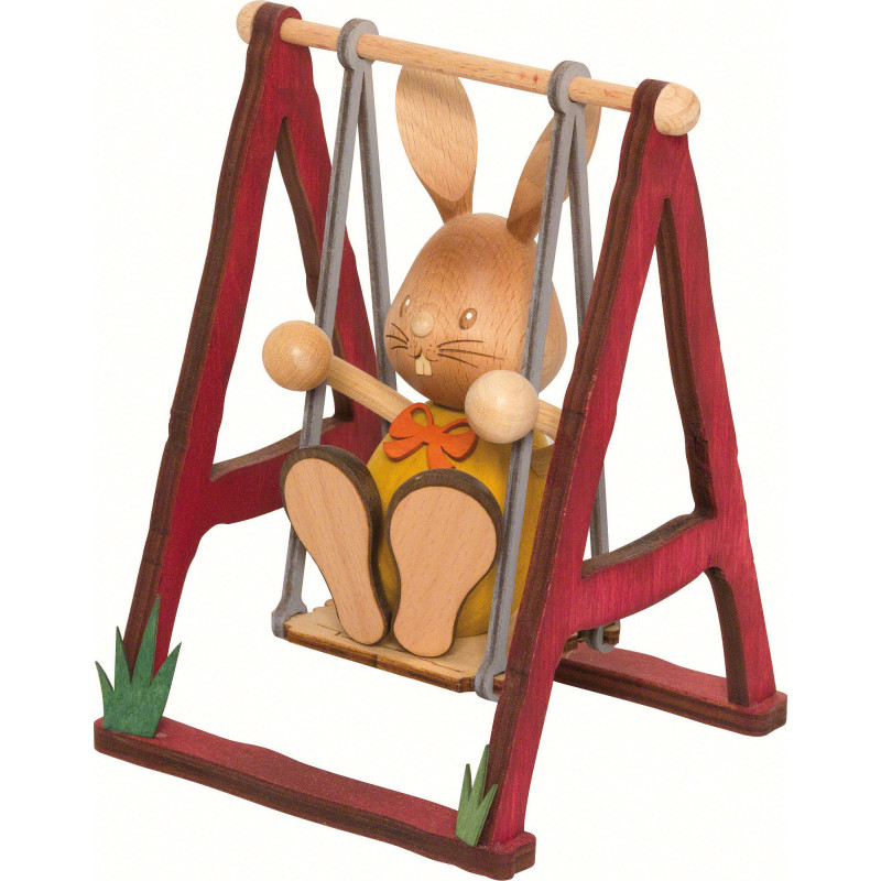 Stupsi Hase auf Schaukel - 12 cm