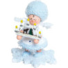 Schneeflöckchen mit Lichterbogen - 5 cm