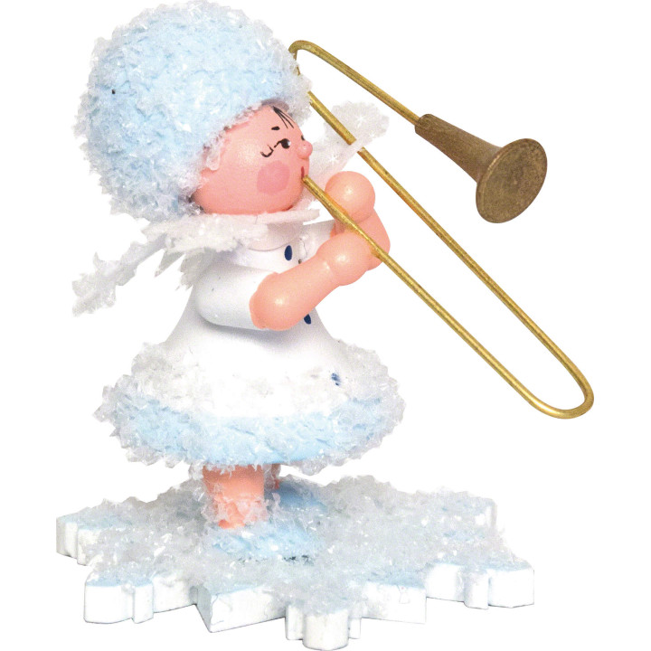 Snowflake with Trombone - 5 cm / 2 inch