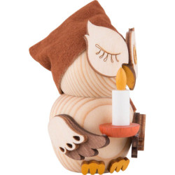 Mini-Eule Schlafmütze - 7 cm