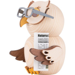 Mini-Eule mit Brille - 7 cm