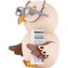 Mini-Eule mit Brille - 7 cm