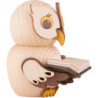 Mini-Eule mit Buch - 7 cm