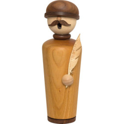 Räuchermännchen Meisterstück "Poet" - 17 cm